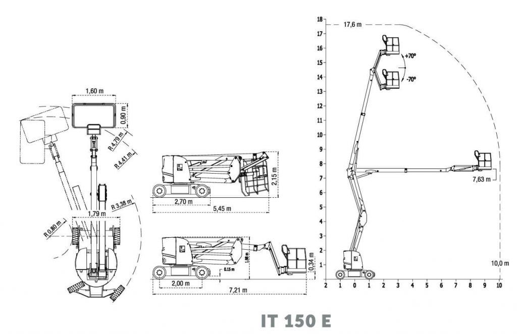 IT 150 Kuukulkija mitat